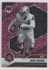 2021 Panini Mosaic Variations AFC No Huddle Pink Prizm 5/20 Josh Jacobs 1my2