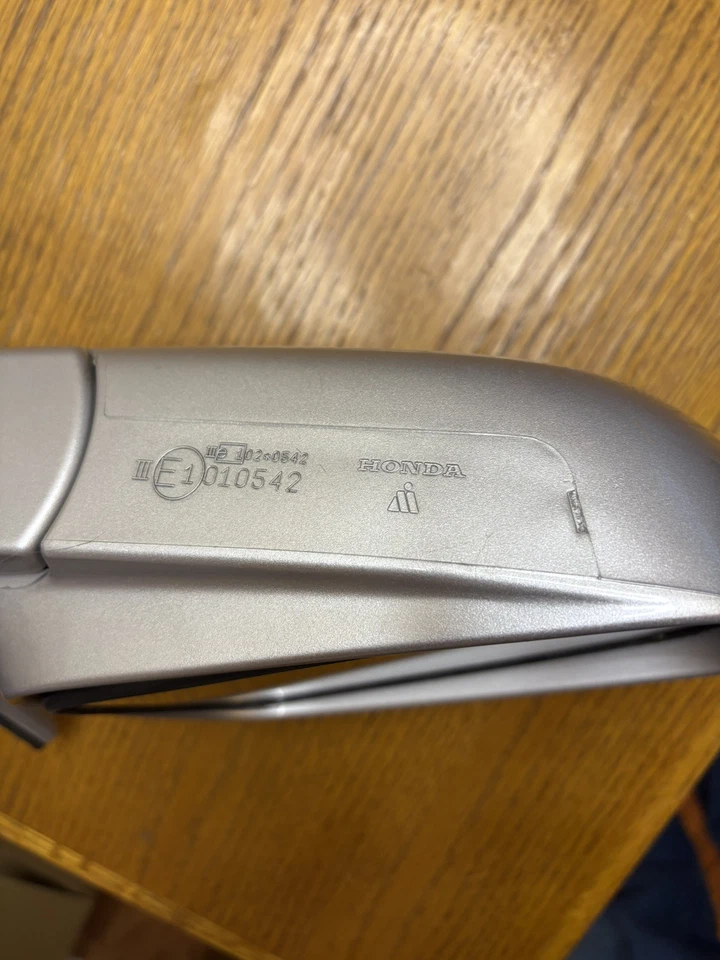 Espejo retrovisor lateral izquierdo para conductor Honda Accord 1999-2002 sedán OEM plateado Foto 2 de 4