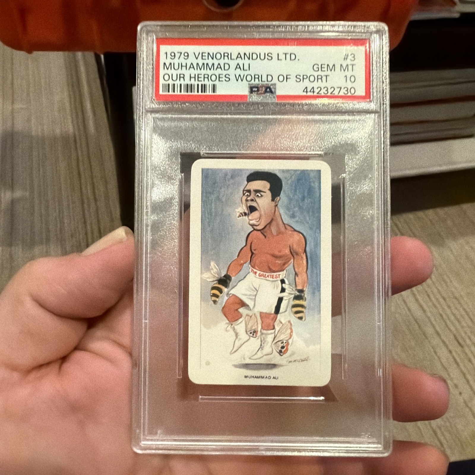 1979 Venorlandus Our Heroes World of Sport Muhammad Ali #3 PSA 10