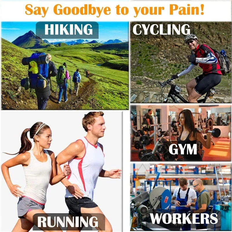 Men Women Compression Nylon 20–30mmHg Knee High Running Travel Sports Socks - Image 3 of 4