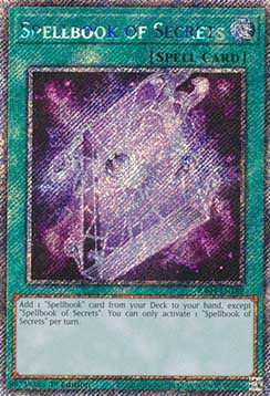 Spellbook of Secrets (V.1) RA04-EN189 Platinum Secret Rare Englisch Neu 1st
