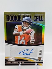 2024 Certified - Mirror Gold Rookie Roll Call Signatures Troy Franklin /25 (RC)