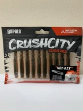 Rapala Crush City NED BLT 10pc Fishing Lures Bama Craw 3”  NEW Super TPE New
