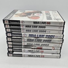 PS2 Basketball NBA Game Lot Of 9  PlayStation 2 With Manuals