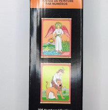 Artist  s Loft Tarot Card Paint By Number Kit Strength and Temperance 8x11.5" NIP