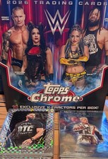 Topps Chrome WWE Wresting 2026 Inserts, X-Fractor, Refractors Pick/Choose Card