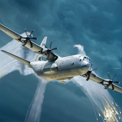 1:144 Academy C-130J-30 Super Hercules Bausatz AC12631 Modell
