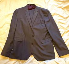 Cedar Wood State Grey 2-Piece Suit Tailored Fit 48" Chest 42" Waist Reg