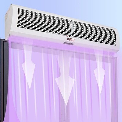 KBZZ 36 Inch White Air Curtain Super Power 3 Speeds Commercial Indoor Household