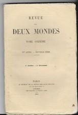 REVUE DES DEUX MONDES. Tome
