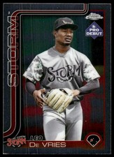 2025 Topps Pro Debut #PDC-17 Leo De Vries Chrome