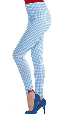 Storybook Kansas Cutie Dorothy Gingham Leggings Adult Standard Amscan