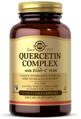 Quercetin-Komplex mit Ester-C Plus 50 Gemüsekapseln Solgar