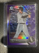 2022 Bowman Chrome - Prospects Erick Hernandez #BCP-181 Purple Refractor /250