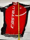 Men’s Castelli Short Sleeve Red/Black Cycling Bike Jersey Shirt Full Zip Size L — photo 8