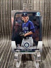 Bryce Miller 2023 Bowman Chrome RC Seattle Mariners #92