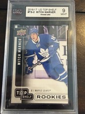 2016-17 Mitch Marner Upper Deck Top Shelf rookie hockey card #TS-2 - KSA 9 MINT