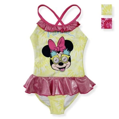Maillot De Bain Fille Disney MINNIE MOUSE Une Pièce Costume De Plage Entier 6162 - Photo 1/4
