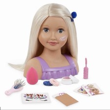 Our Generation Trista Fab Fun Styling Head Doll Accessories Set