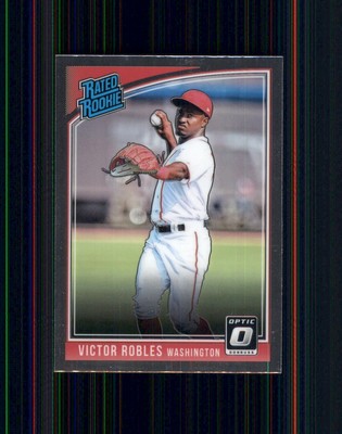 2018 Donruss Optic #42b Victor Robles Number on back of jersey not visible