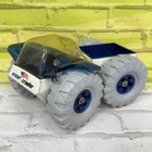 Vintage Tonka Crater Crawler Truck White Blue Big Tires USA