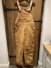 Vintage CARHARTT Style Mens Work Dungarees-Size Large-Heavy Duty