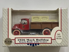 ERTL Diecast 1926 Mack Bulldog Truck Bank with Crates Anheuser-Busch Inc NIOB