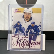 2025-26 Upper Deck Flair Austin Matthews Image C Backcheck /199 Maple Leafs