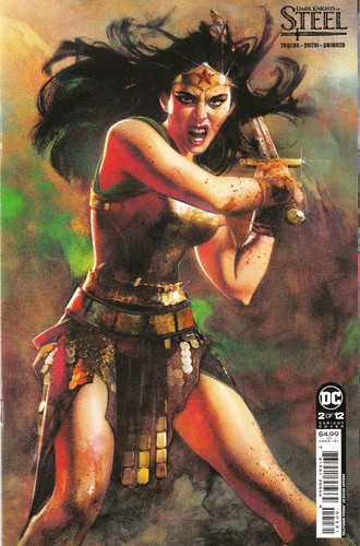 DARK KNIGHTS OF STEEL #2 (2021) JOSH MIDDLETON CARDSTOCK VARIANT ~ UNREAD NM - Picture 1 of 4