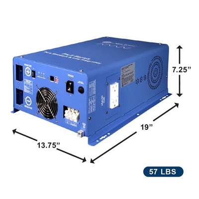 AIMS 3000 Watt 12V Low Frequency Pure Sine Inverter 9000W Surge ETL