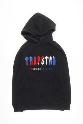 Schwarzer Pullover Hoodie Herren UK Größe S Trapstar