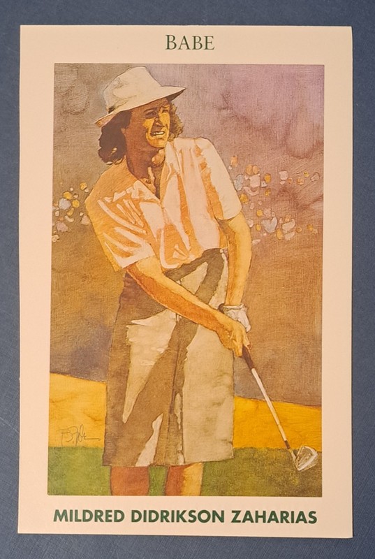 Babe Didrikson  card 1992 Mueller Enterprises Golf's Greatest  Bart Forbes N/R