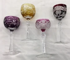 Nachtmann Crystal Cordial Glasses, (Lot Of 4), Preowned