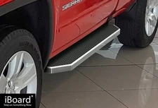 APS Polished 6" Side Step Side Bar Fit 07-18 Chevy Silverado GMC Sierra Crew Cab
