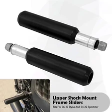Rear Upper Shock 6" Mount Frame Slider For Harley Super Glide Dyna FXD 06-17
