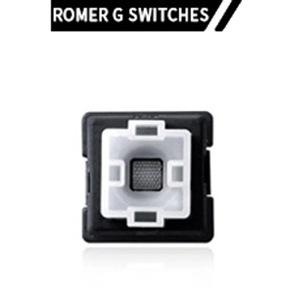 Black Shaft Mechanical Keyboard for Romer-G Switches Compatible with Omron G310 G810 G910 G413 PRO