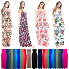 Mrs Hinch's summer Maxi Dress Sophie Hinch Strapless Sheering Shirred Maxi Dress