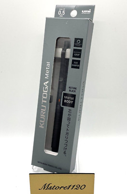 Uni Mechanical Pencil Kuru Toga Metal Nocturne Black M5-KH 1P 0.5mm MITSUBISHI