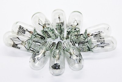 10x Socket Glass Socket T10 W5W Parking Light Lighting 12V 5Watt