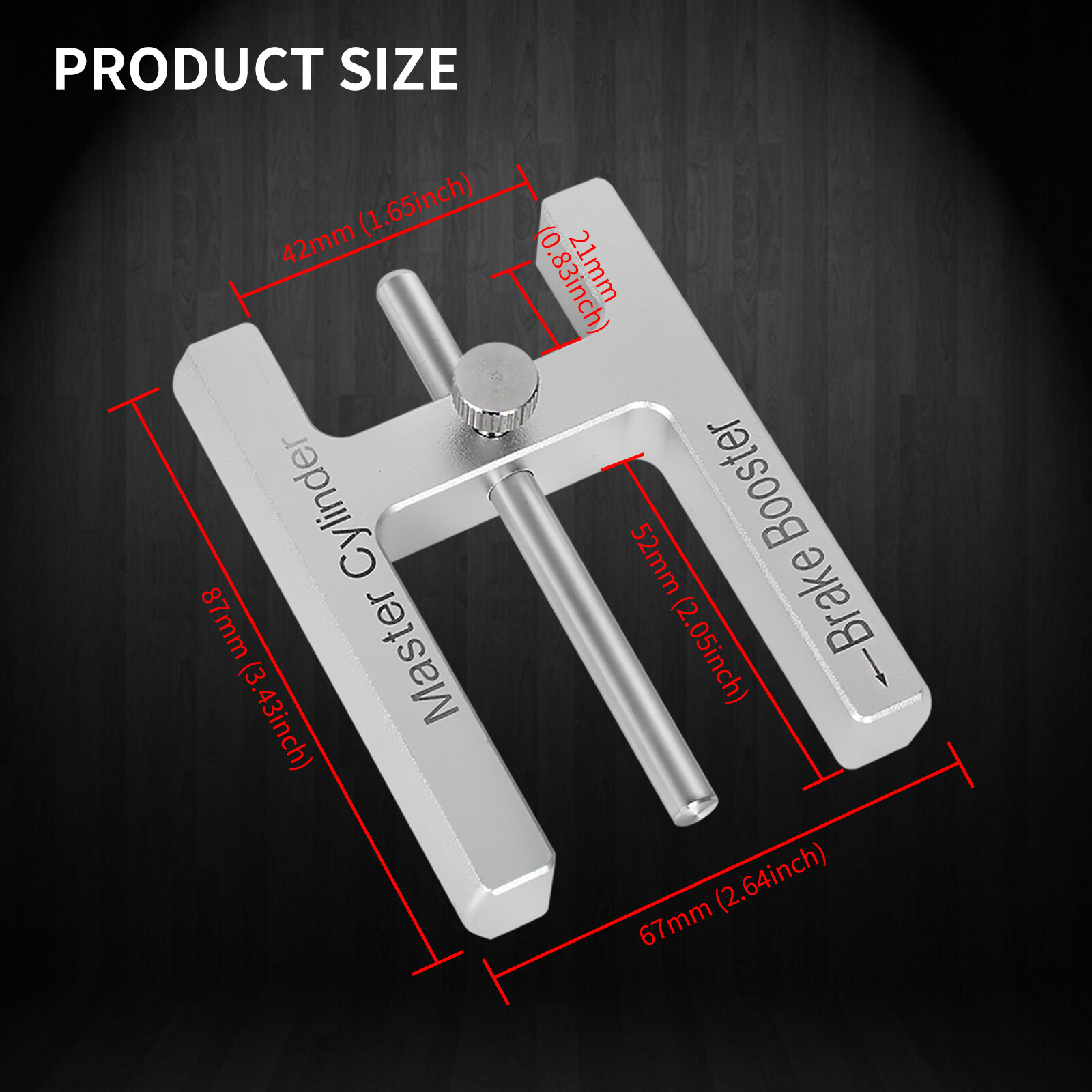 Power Brake Booster Master Cylinder Push Rod Length Gauge Pin