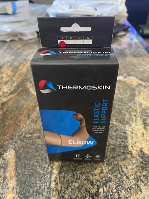 Thermoskin Elastic Elbow Support, Compression Arthritis Beige, Small New In Box