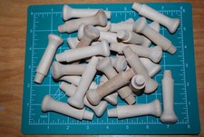 2-1/8" Unfinished Hardwood Shaker / Coat / Hat Peg 25pc Packs Lot SP02