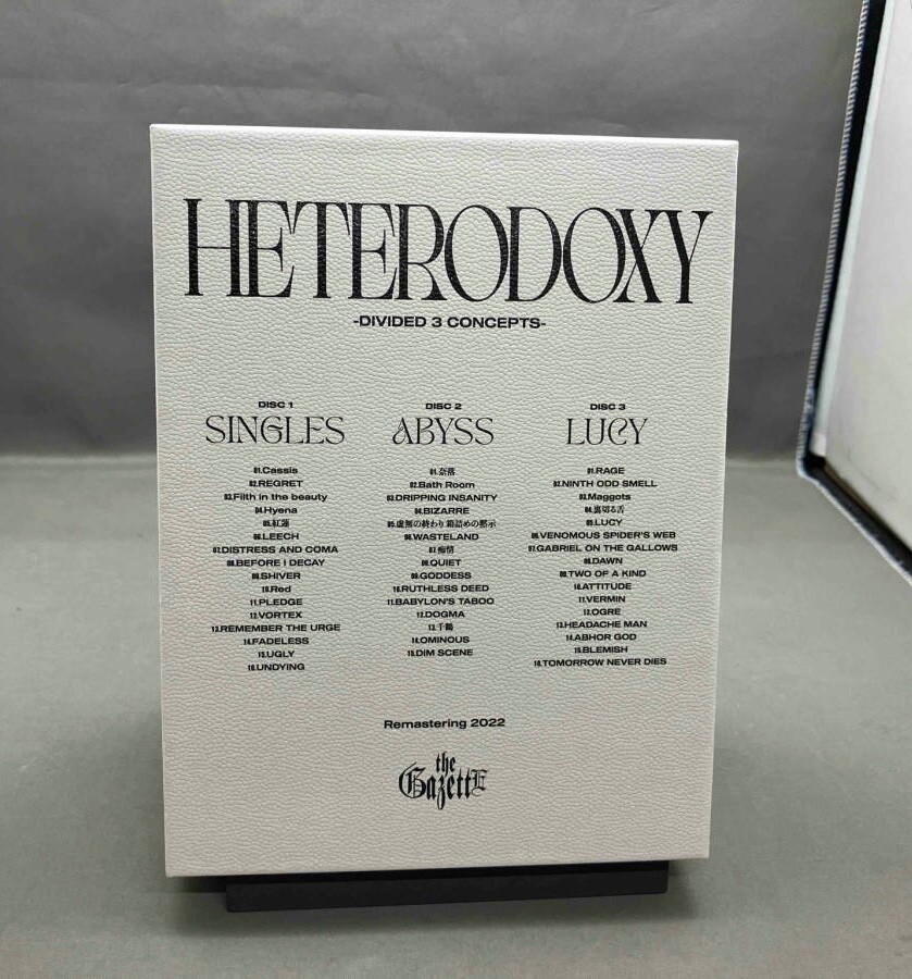 the GazettE 20TH ANNIVERSARY BEST ALBUM HETERODOXY DIVIDED 3