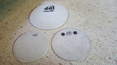  3x Triggerfell - 20''/16''/15'' - E-Drum Fell,Triggernetz