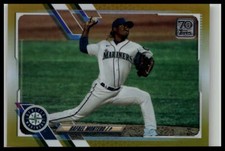 2021 Topps #637 Rafael Montero Gold Foil