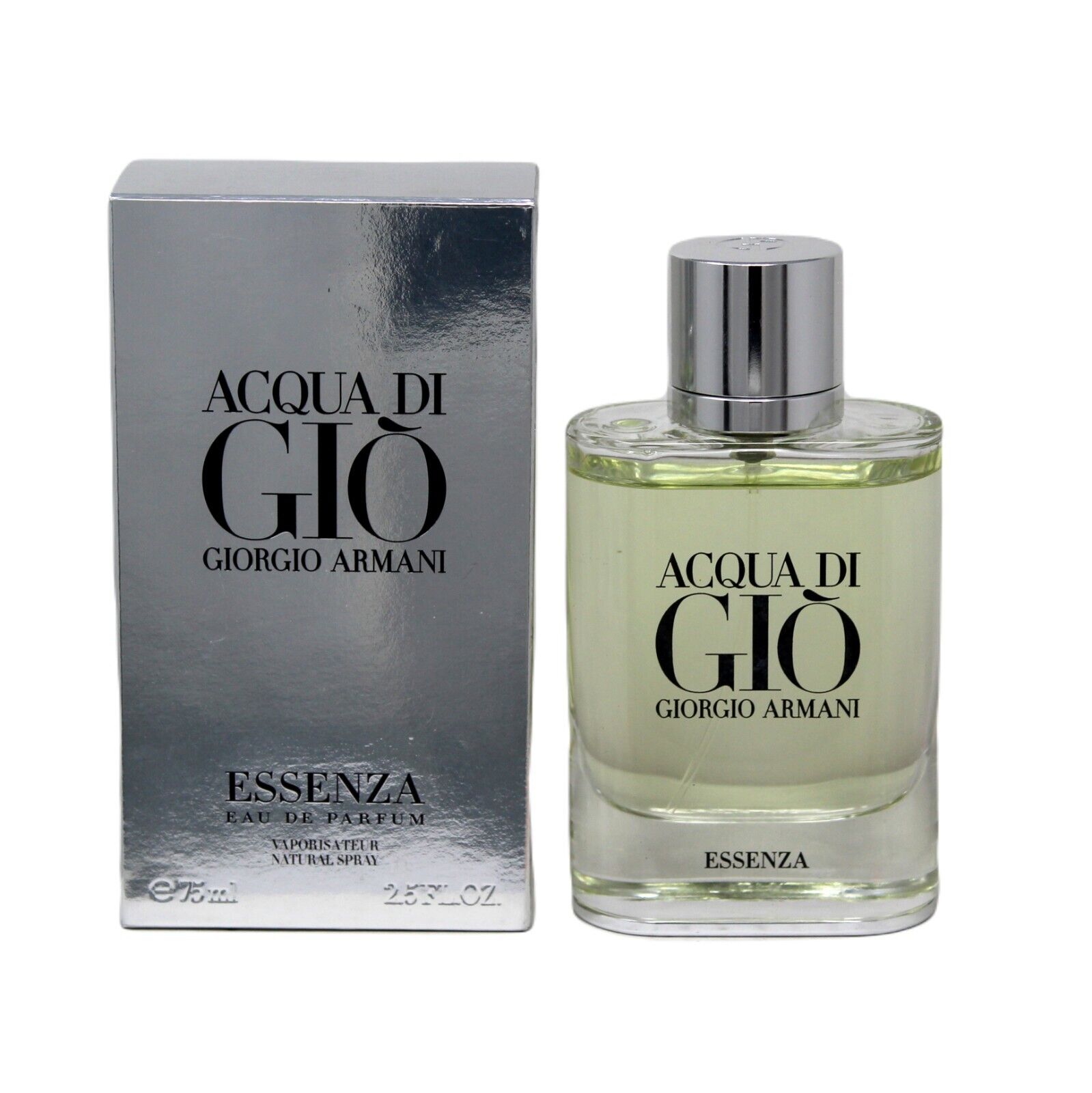 GIORGIO ACQUA DI GIO ESSENZA EAU DE PARFUM 75 (D-NO CELLOPHANE) | eBay