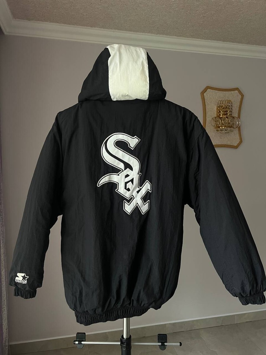 CHICAGO WHITE SOX HOODIE JACKET 90s VTG VINTAGE MLB STARTER MENS