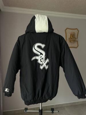 CHICAGO WHITE SOX HOODIE JACKET 90s VTG VINTAGE MLB STARTER MENS