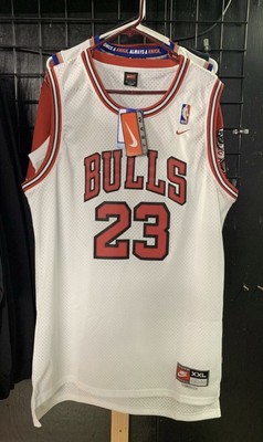 Nuevo Nike NBA Michael Jordan #23 Chicago Bulls camiseta de baloncesto para  hombre Blanco | eBay