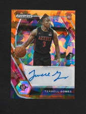 2021 Prizm Draft Terrell Gomez Orange Ice Prizm Auto